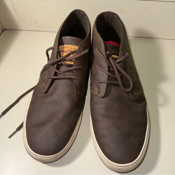 Levi Strauss & Co. Men's Size 10 Brown Lace Up Ankle Boots - Picture 2 of 4